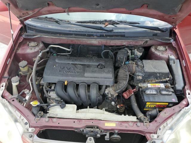 1NXBR32E14Z316090 - 2004 TOYOTA COROLLA CE წითელი ფოტო 11