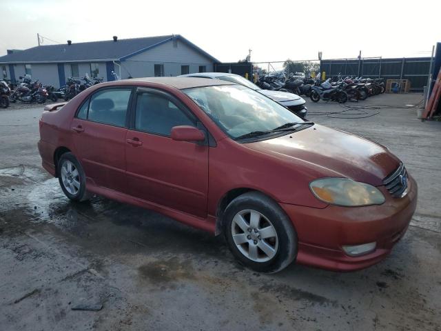 1NXBR32E14Z316090 - 2004 TOYOTA COROLLA CE წითელი ფოტო 4