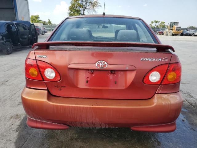 1NXBR32E14Z316090 - 2004 TOYOTA COROLLA CE წითელი ფოტო 6