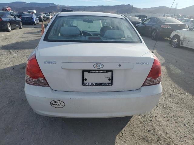 KMHDN46D44U762651 - 2004 HYUNDAI ELANTRA GLS WHITE photo 6