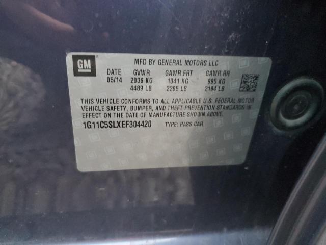 1G11C5SLXEF304420 - 2014 CHEVROLET MALIBU 1LT Көк фото 13