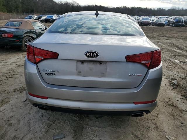 5XXGN4A71DG143725 - 2013 KIA OPTIMA EX SILVER photo 6