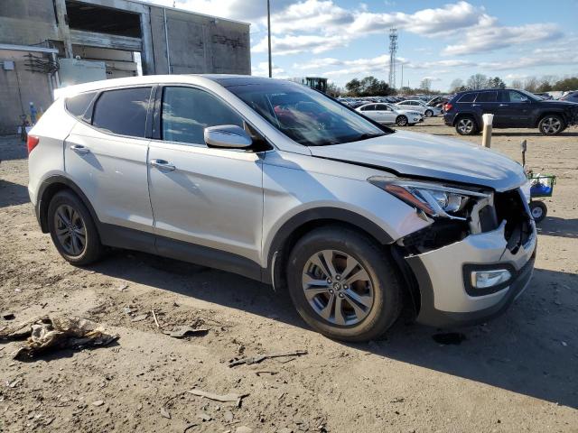 5XYZUDLB0DG122339 - 2013 HYUNDAI SANTA FE S SILVER photo 4