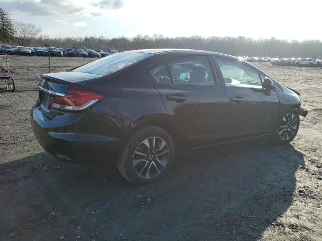 19XFB2F85DE272506 - 2013 HONDA CIVIC EX BLACK photo 3