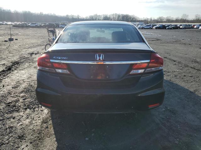 19XFB2F85DE272506 - 2013 HONDA CIVIC EX BLACK photo 6