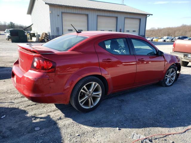 1C3CDZAG7DN771523 - 2013 DODGE AVENGER SE RED photo 3