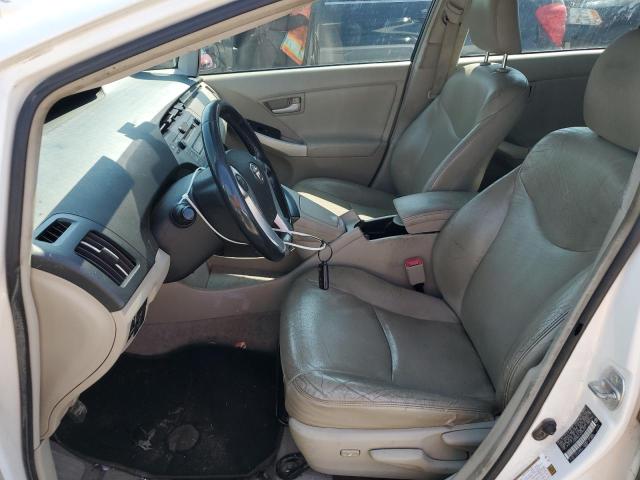 JTDKN3DU1A0045345 - 2010 TOYOTA PRIUS WHITE photo 7