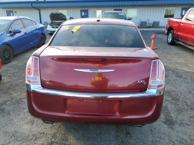 2C3CCAKT7EH109273 - 2014 CHRYSLER 300C RED photo 6