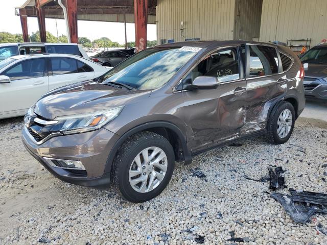 2HKRM4H58FH701027 - 2015 HONDA CR-V EX BROWN photo 1