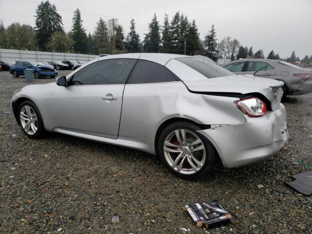 JNKCV66E09M721413 - 2009 INFINITI G37 BASE SILVER photo 2