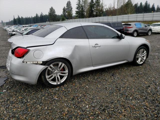 JNKCV66E09M721413 - 2009 INFINITI G37 BASE SILVER photo 3