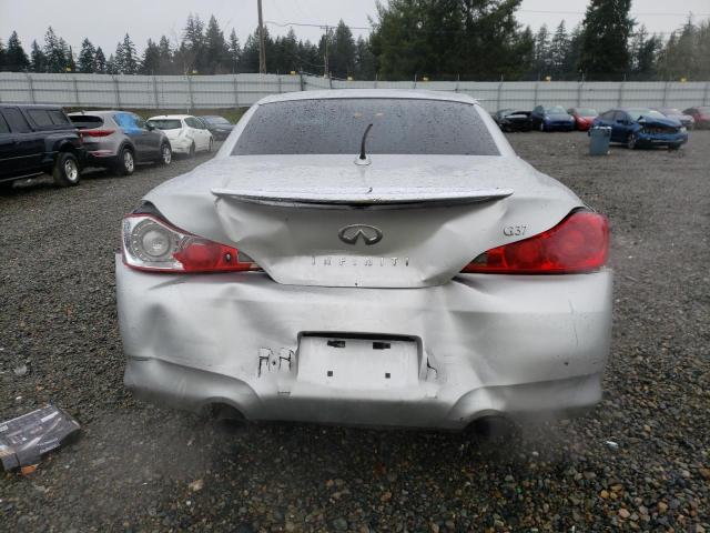 JNKCV66E09M721413 - 2009 INFINITI G37 BASE SILVER photo 6