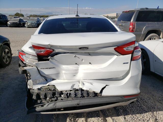 3FA6P0H77FR128757 - 2015 FORD FUSION SE WHITE photo 6