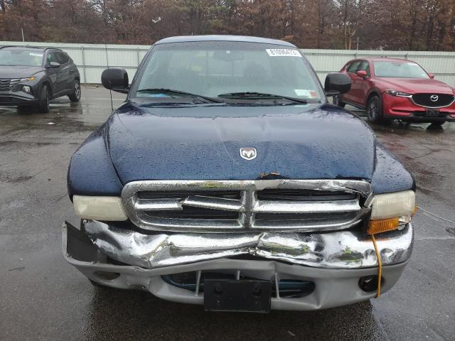 1B7GL22X3YS537957 - 2000 DODGE DAKOTA BLUE photo 5
