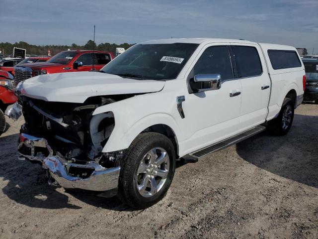 1FTFW1E86NKE71191 - 2022 FORD F150 SUPERCREW WHITE photo 1