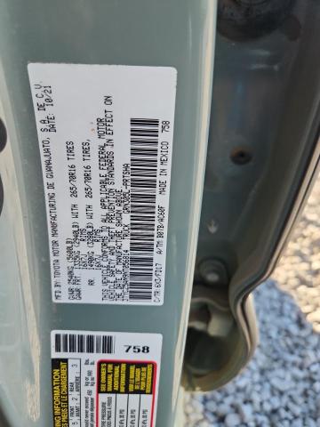 3TYCZ5AN9NT056814 - 2022 TOYOTA TACOMA DOUBLE CAB 灰色 照片 13