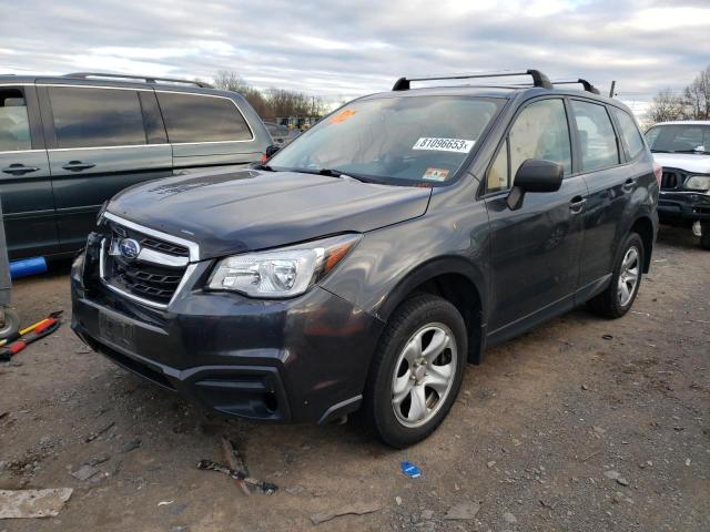 JF2SJAAC1HG549859 - 2017 SUBARU FORESTER 2.5I GRAY photo 1