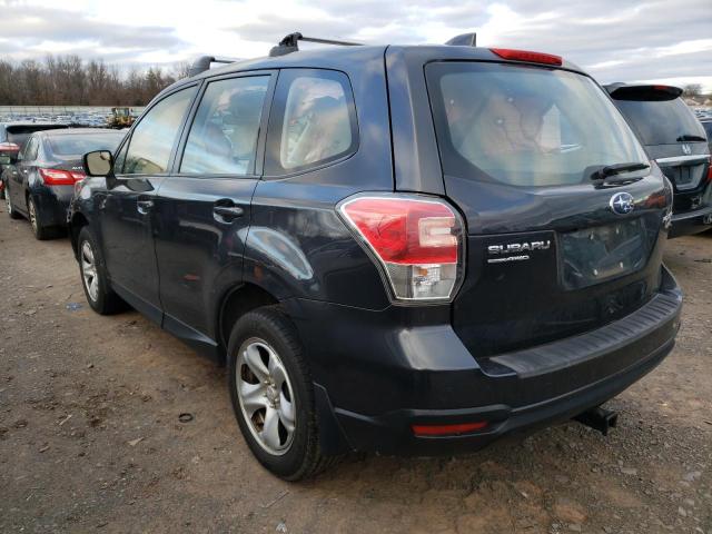 JF2SJAAC1HG549859 - 2017 SUBARU FORESTER 2.5I GRAY photo 2