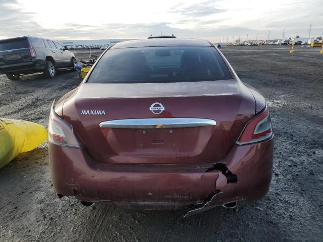 1N4AA5AP6DC840661 - 2013 NISSAN MAXIMA S RED photo 6