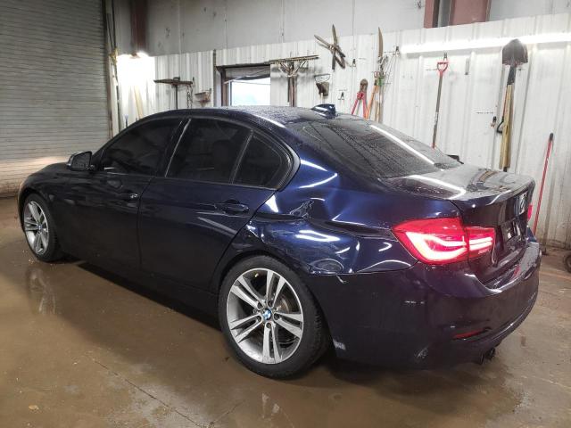 WBA8E9G50GNT47347 - 2016 BMW 328 I SULEV BLUE photo 2