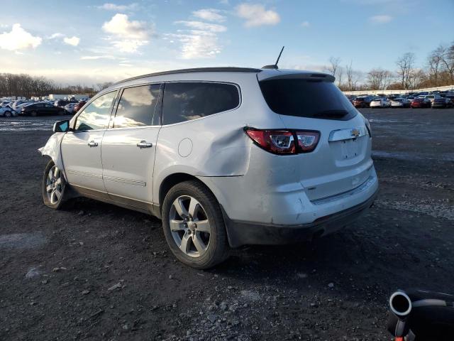 1GNKVJKD0GJ106685 - 2016 CHEVROLET TRAVERSE LTZ WHITE photo 2