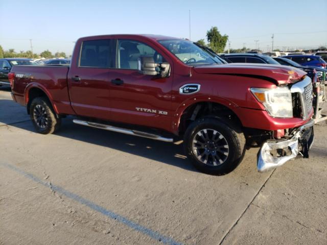 1N6BA1F46GN516606 - 2016 NISSAN TITAN XD SL RED photo 4