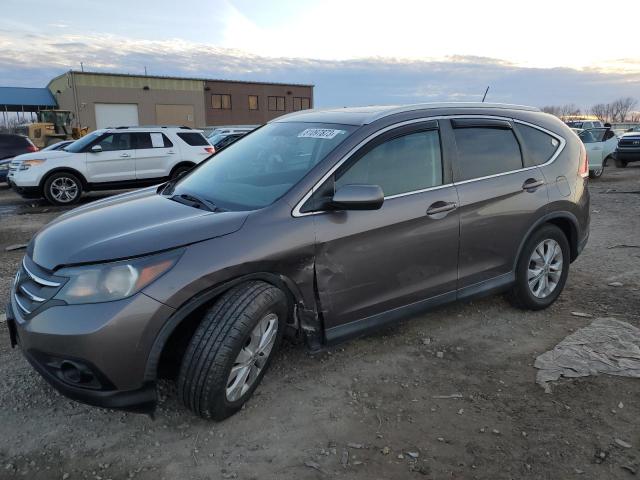 5J6RM4H7XDL065201 - 2013 HONDA CR-V EXL BROWN photo 1