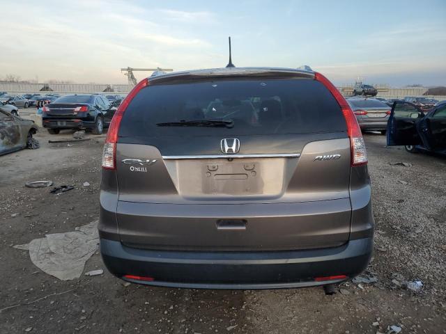 5J6RM4H7XDL065201 - 2013 HONDA CR-V EXL BROWN photo 6