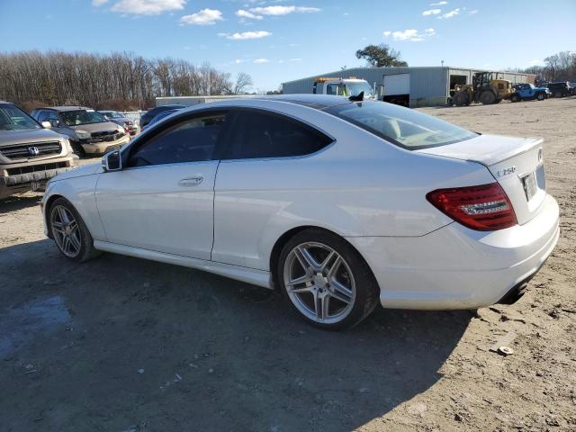 WDDGJ4HB6DG152120 - 2013 MERCEDES-BENZ C 250 WHITE photo 2