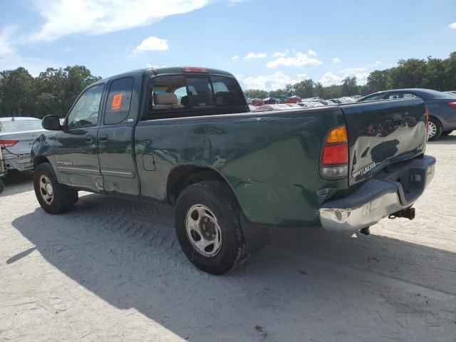 5TBRT34153S427655 - 2003 TOYOTA TUNDRA ACCESS CAB SR5 GREEN photo 2