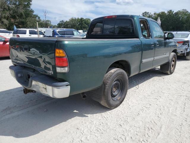 5TBRT34153S427655 - 2003 TOYOTA TUNDRA ACCESS CAB SR5 GREEN photo 3