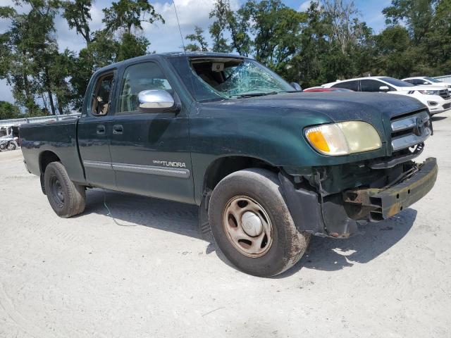 5TBRT34153S427655 - 2003 TOYOTA TUNDRA ACCESS CAB SR5 GREEN photo 4