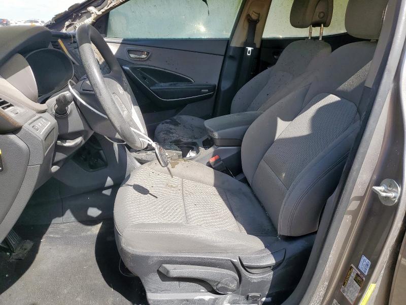 5NMZT3LB7JH082520 - 2018 HYUNDAI SANTA FE S GRAY photo 7