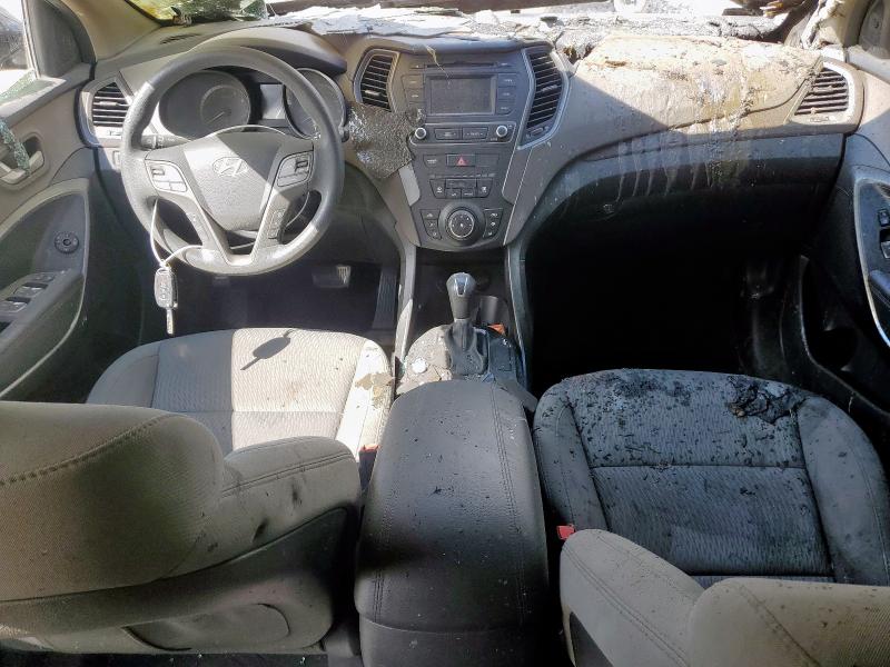 5NMZT3LB7JH082520 - 2018 HYUNDAI SANTA FE S GRAY photo 8