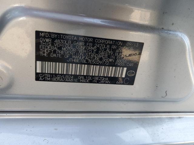 JTHBE1BL7E5029172 - 2014 LEXUS GS 350 SILVER photo 12