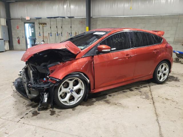 1FADP3L99JL255082 - 2018 FORD FOCUS ST ORANGE photo 1