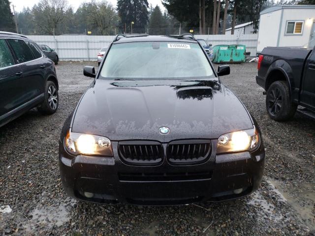 WBXPA93496WG92317 - 2006 BMW X3 3.0I BLACK photo 5