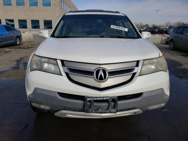 2HNYD28238H524513 - 2008 ACURA MDX WHITE photo 5