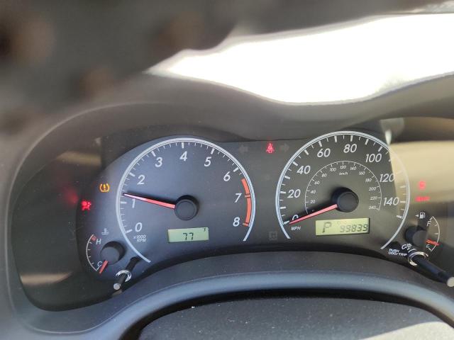 2T1BU4EE5CC894211 - 2012 TOYOTA COROLLA BASE Blanc photo 9