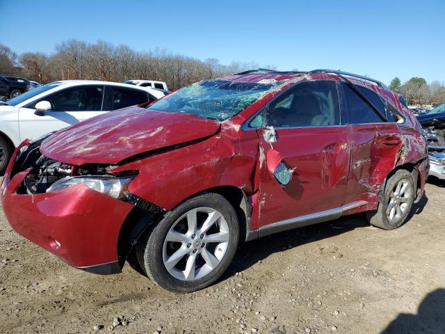 2T2ZK1BA0AC008051 - 2010 LEXUS RX 350 BURGUNDY photo 1