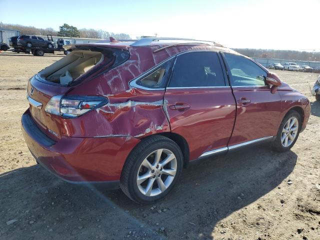 2T2ZK1BA0AC008051 - 2010 LEXUS RX 350 BURGUNDY photo 3