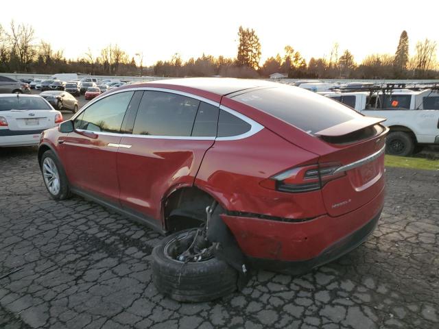 5YJXCDE24KF151158 - 2019 TESLA MODEL X RED photo 2