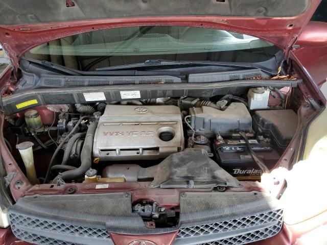 5TDZA22C45S275107 - 2005 TOYOTA SIENNA XLE MAROON photo 11
