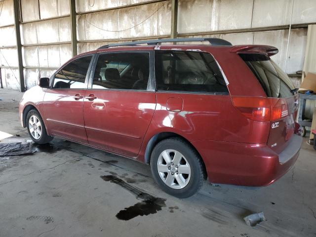 5TDZA22C45S275107 - 2005 TOYOTA SIENNA XLE MAROON photo 2