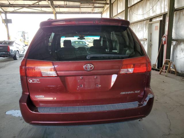 5TDZA22C45S275107 - 2005 TOYOTA SIENNA XLE MAROON photo 6