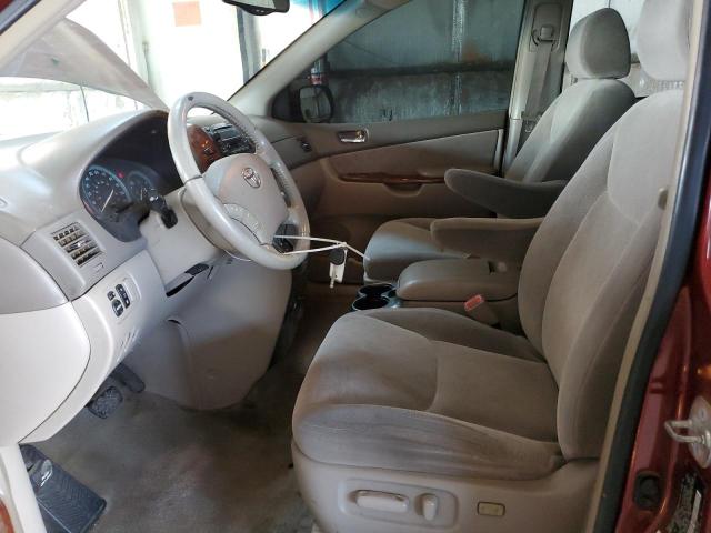 5TDZA22C45S275107 - 2005 TOYOTA SIENNA XLE MAROON photo 7