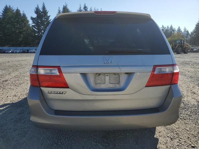 5FNRL38796B441718 - 2006 HONDA ODYSSEY EXL ვერცხლისფერი ფოტო 6