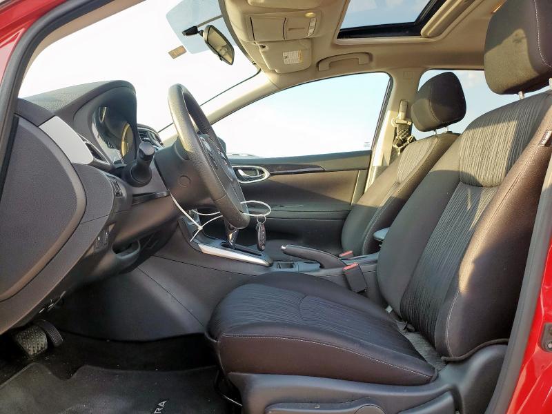 3N1AB7AP3KY208517 - 2019 NISSAN SENTRA S 红色 照片 7