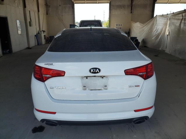 5XXGN4A7XDG113770 - 2013 KIA OPTIMA EX WHITE photo 6