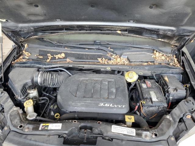 2C4RC1BG3ER294733 - 2014 CHRYSLER TOWN & COU TOURING BLACK photo 12